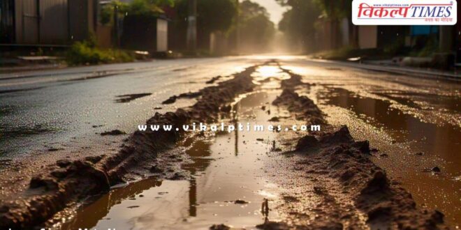 Unseasonal rain exposed the cleanliness system in bonli sawai madhopur