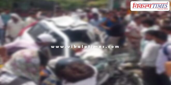 Car truck accident in manoharpur dausa national highway