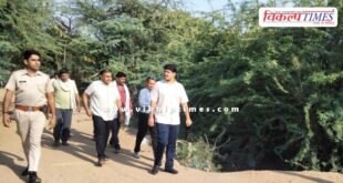 Chief Executive Officer IAS Gaurav Budania did a surprise inspection in sawai madhopur