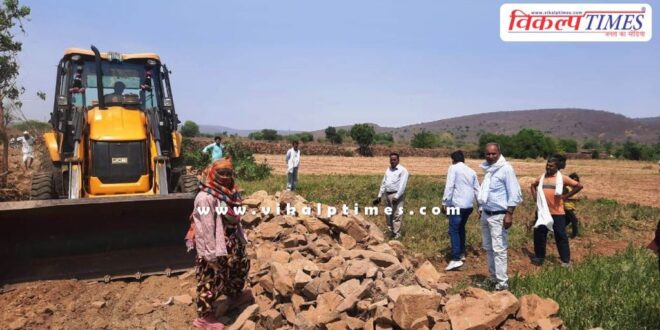 Encroachment removed under Rasta Kholo Abhiyan in sawai madhopur