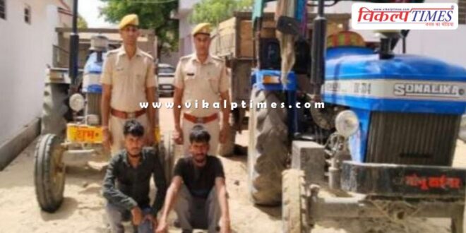 Gravel mining Khandar Police Sawai Madhopur News 21 May 25