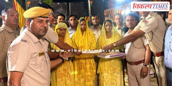 Lalsot Police personnel did great work in a marriage