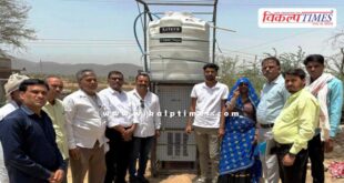Nature guide Battilal gifted water coolers to schools in sawai madhopur