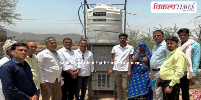 Nature guide Battilal gifted water coolers to schools in sawai madhopur