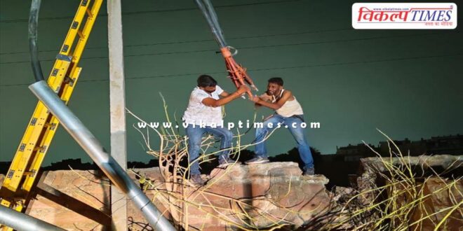 Power supply restored in areas affected by storm in rajasthan