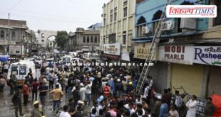 fire in building near Charminar in Hyderabad