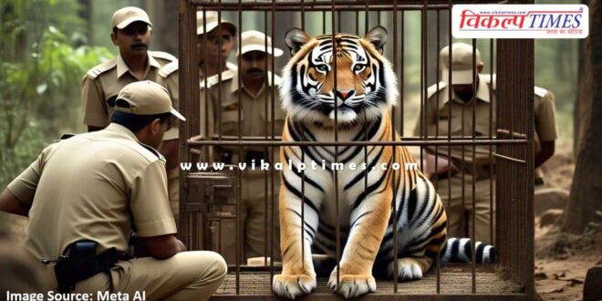 kanakati Tigress is in the custody of the forest department