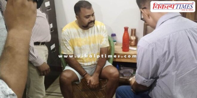 ACB action on several locations of the then Municipal Council Commissioner Fateh Singh Meena Sawai Madhopur