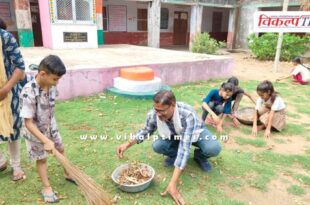 Cleaning done under Vande Ganga water conservation public campaign in sawai madhopur