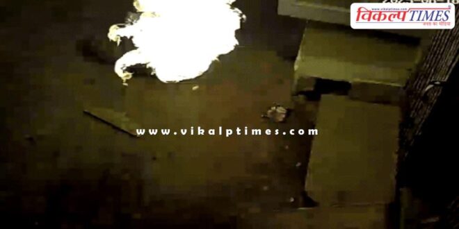 Cylinder caught fire while cooking in the kitchen in kota