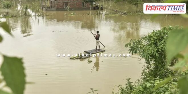 Flood in India's northeastern state of Assam