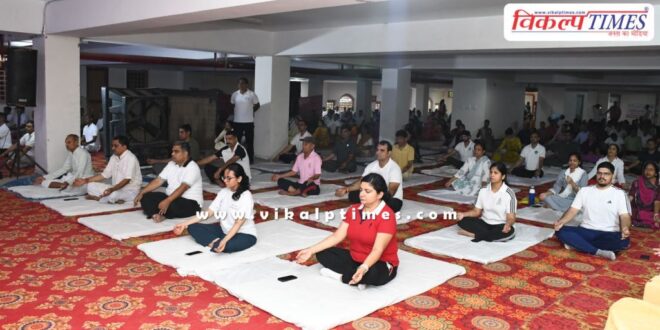 International yoga day 2025 celebrated in sawai madhopur