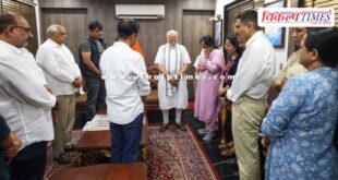 PM Narendra Modi met the family of former Gujarat CM Vijay Rupani in Ahmedabad