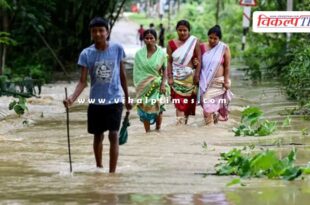 Situation is serious due to floods in Northeast states of India
