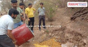 The medical department destroyed 260 kilograms of moldy laddus in sawai madhopur