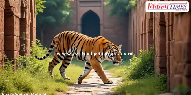 Tiger movement once again in Ranthambore Fort Sawai Madhopur