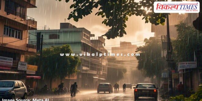 Weather changed in Kota, drizzle rain started