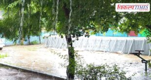 heavy rain of monsoon season in kota