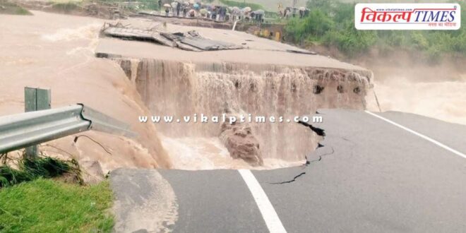 After heavy rain overnight, the situation in Sawai Madhopur district has worsened