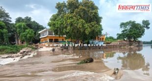 Banas culvert broken near Bhuri pahadi Sawai madhopur
