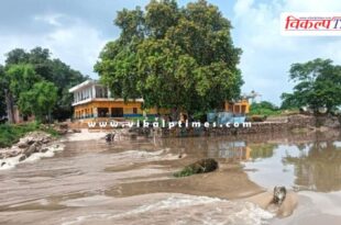Banas culvert broken near Bhuri pahadi Sawai madhopur