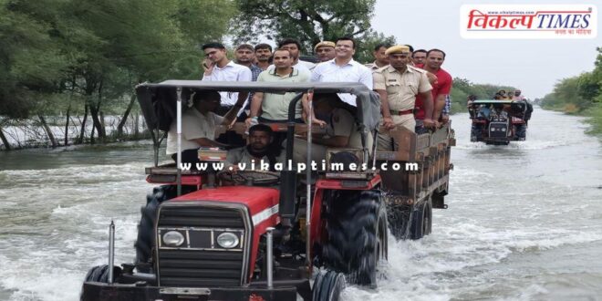 Due to heavy rains in Sawai Madhopur, houses got flooded, causing loss of lakhs