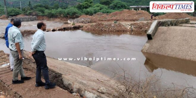 Due to heavy rains, water filled in many places in Sawai Madhopur