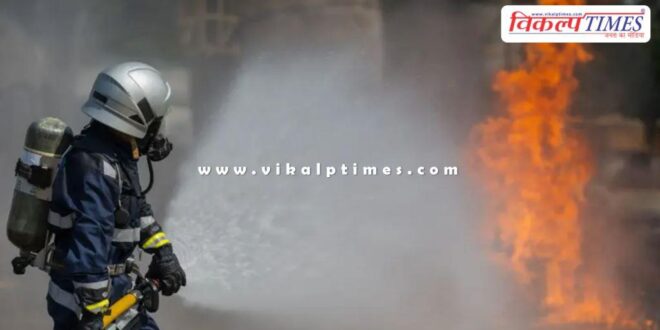 Fire broke out in a shopping centre of iraq