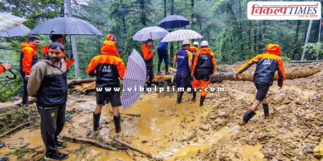 Flood due to heavy rains in Himachal Pradesh