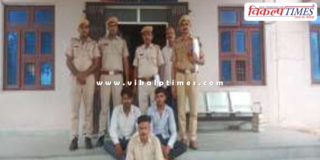 Gangapur city police sawai madhopur news 17 July 25