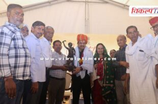 Maharashtra Chief Secretary Rajesh Kumar Meena receives historic civic reception in Sawai Madhopur Rajasthan