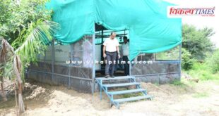 Sawai Madhopur Collector Kanaram inspected the rearing center (Gharial rearing center)