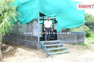 Sawai Madhopur Collector Kanaram inspected the rearing center (Gharial rearing center)