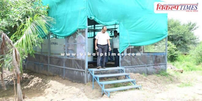Sawai Madhopur Collector Kanaram inspected the rearing center (Gharial rearing center)