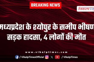 road accident near Sheopur in Madhya Pradesh
