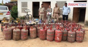 Big action against gas refilling in jaipur