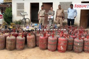 Big action against gas refilling in jaipur