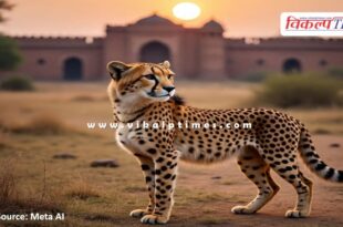 Female cheetah of kunno sanctuary reached ranthambore national park