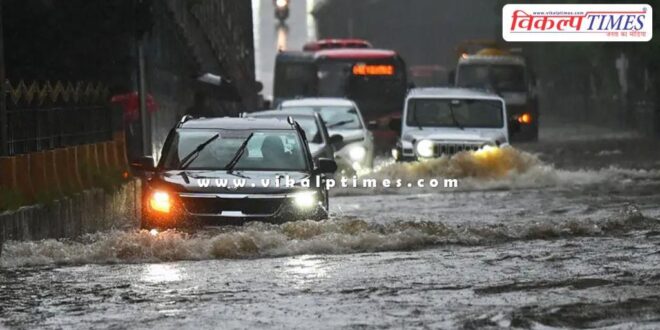 Heavy rain in many areas of Maharashtra including Mumbai