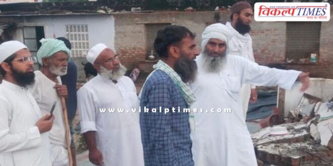 Jamiat Ulema-e-Hind visited the flood affected area and distributed relief materials in sawai madhopur