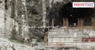 Landslide near Pipalkoti Hydro Power Project in Chamoli, Uttarakhand