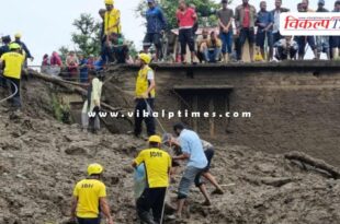 Landslides in Rudraprayag and Chamoli due to heavy rains