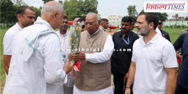 Rahul Gandhi reached Sasaram for Voter Adhikar Yatra in Bihar