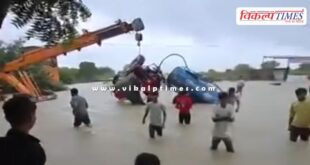 Soorwal dam of Sawai Madhopur is flooded with water