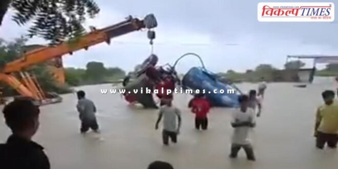 Soorwal dam of Sawai Madhopur is flooded with water