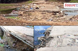 The administration is not able to see the broken culverts since two years in sawai madhopur