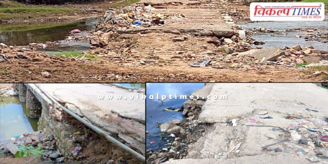 The administration is not able to see the broken culverts since two years in sawai madhopur