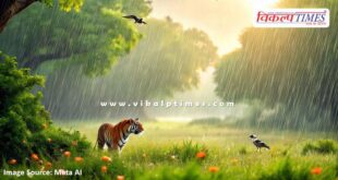 The rainy season has started again at Sawai Madhopur district headquarters