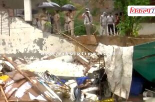 Wall collapsed due to heavy rain in Delhi NCR