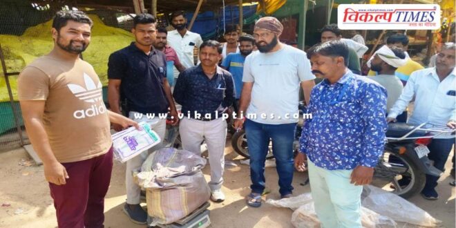 30 kg of polythene vegetable market Sawai madhopur news 22 sept 25